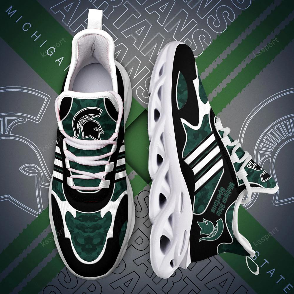 Michigan State Spartans Max Soul Clunky, Camo Running Sneakers For Fan Ever - Famjoys Michigan State Spartans Max Soul Clunky, Camo Running Sneakers For Fan Ever - Famjoys