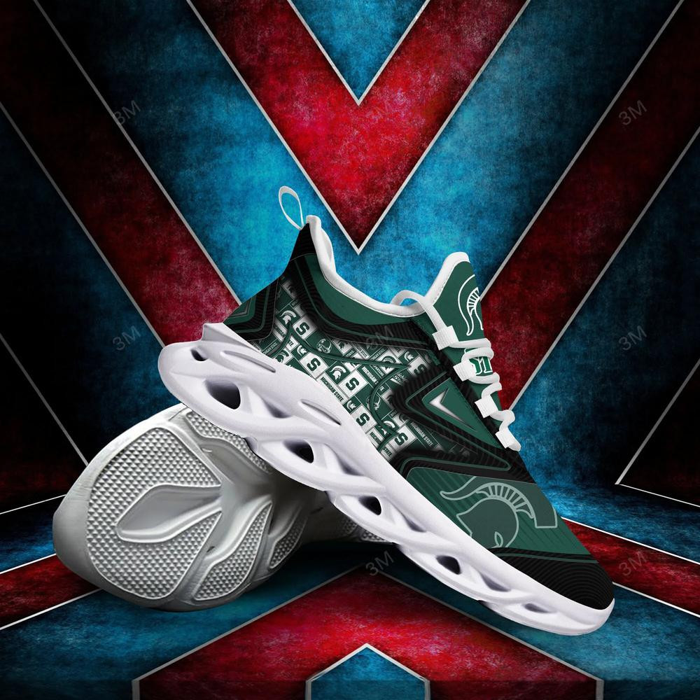 Michigan State Spartans Max Soul Clunky Shoes - Famjoys Michigan State Spartans Max Soul Clunky Shoes - Famjoys