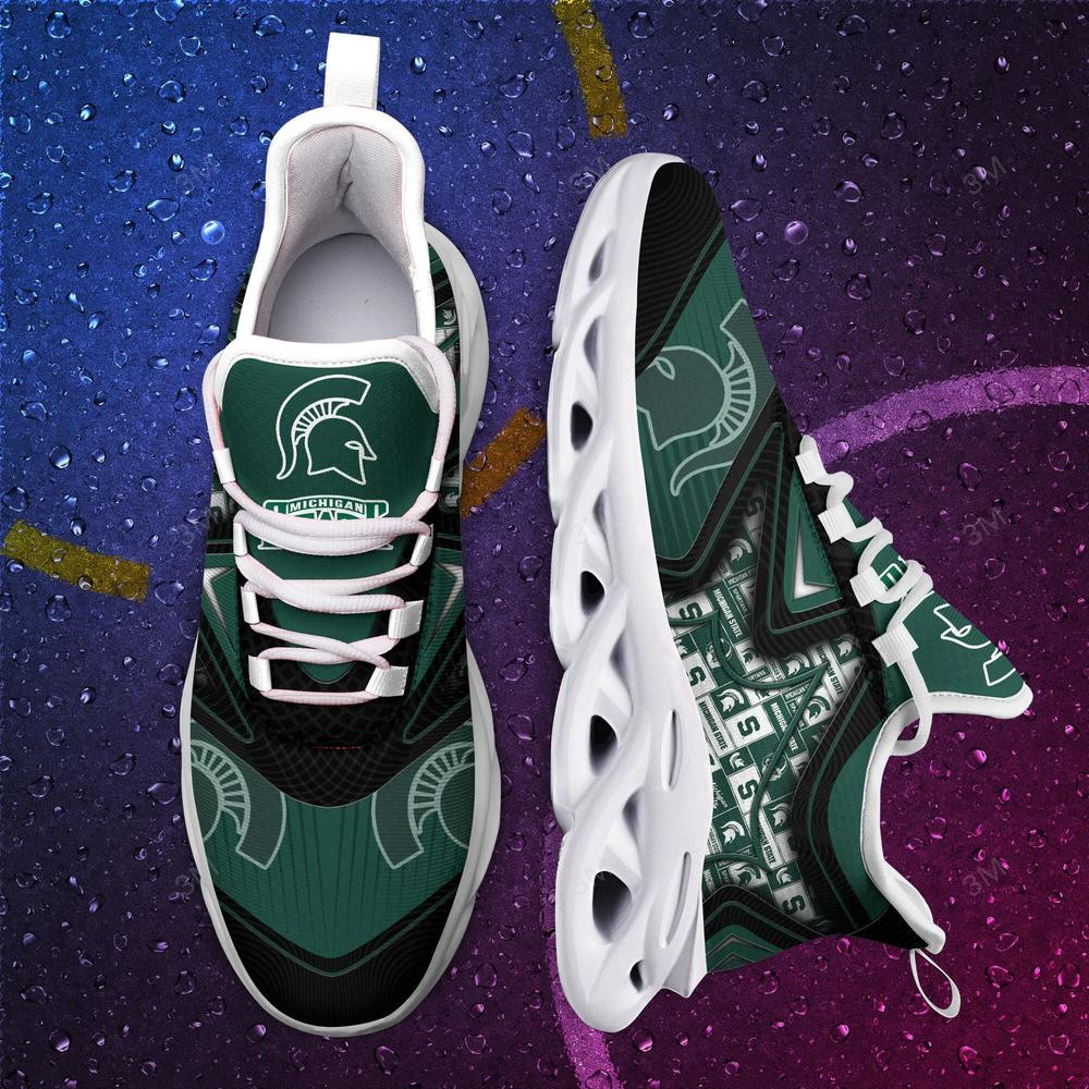 Michigan State Spartans Max Soul Clunky Shoes - Famjoys Michigan State Spartans Max Soul Clunky Shoes - Famjoys