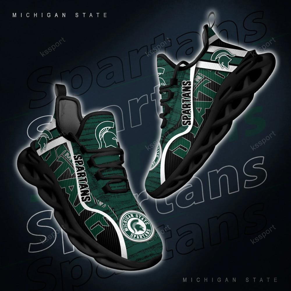 Michigan State Spartans Personalized Max Soul Shoes 2022 - Famjoys Michigan State Spartans Personalized Max Soul Shoes 2022 - Famjoys