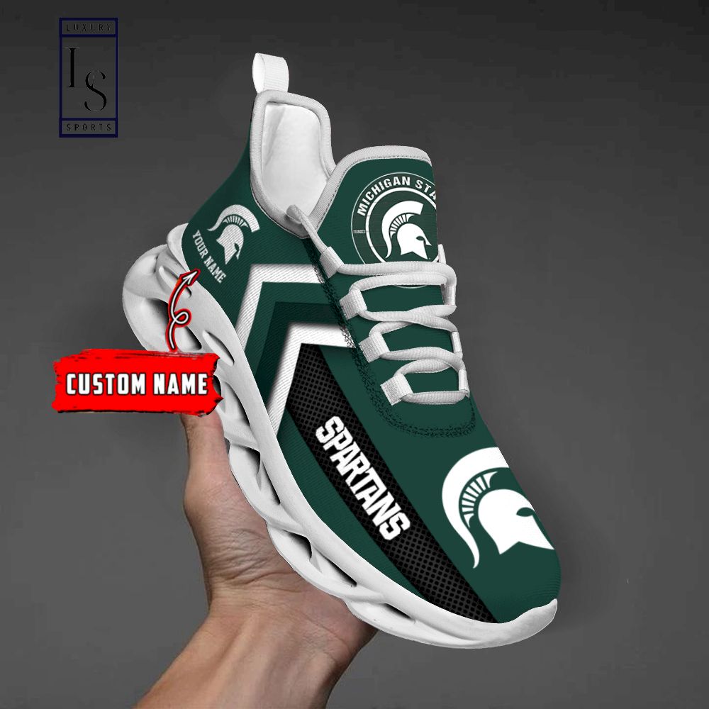 Michigan State Spartans Personalized Max Soul Shoes - Famjoys Michigan State Spartans Personalized Max Soul Shoes - Famjoys