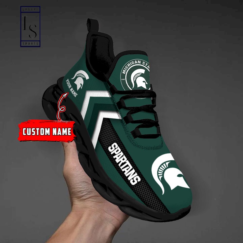 Michigan State Spartans Personalized Max Soul Shoes - Famjoys Michigan State Spartans Personalized Max Soul Shoes - Famjoys