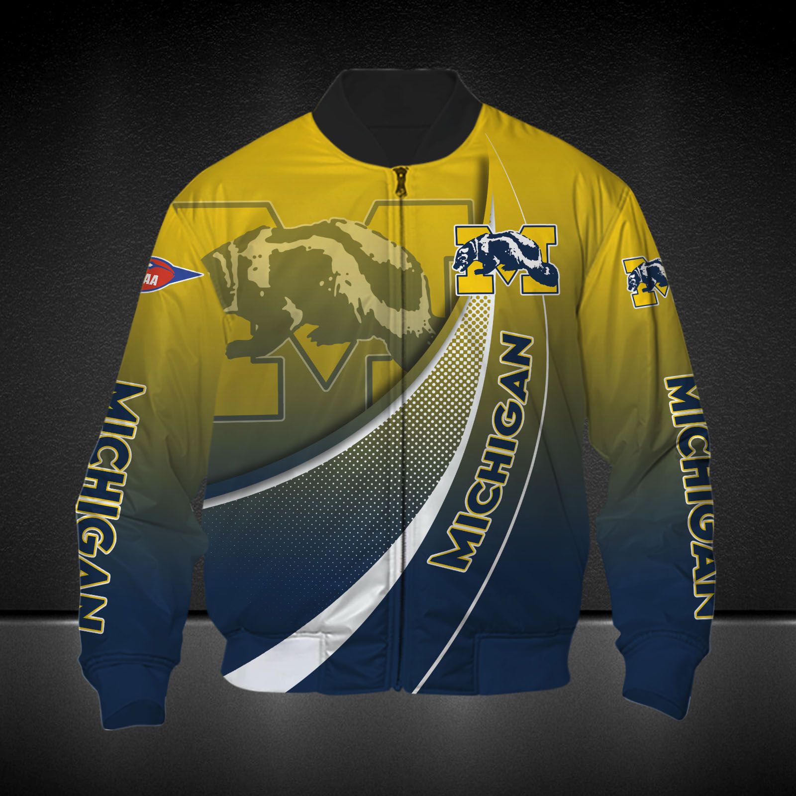 MICHIGAN WOLVERINES All Over Print Apparel7405 - Famjoys MICHIGAN WOLVERINES All Over Print Apparel7405 - Famjoys