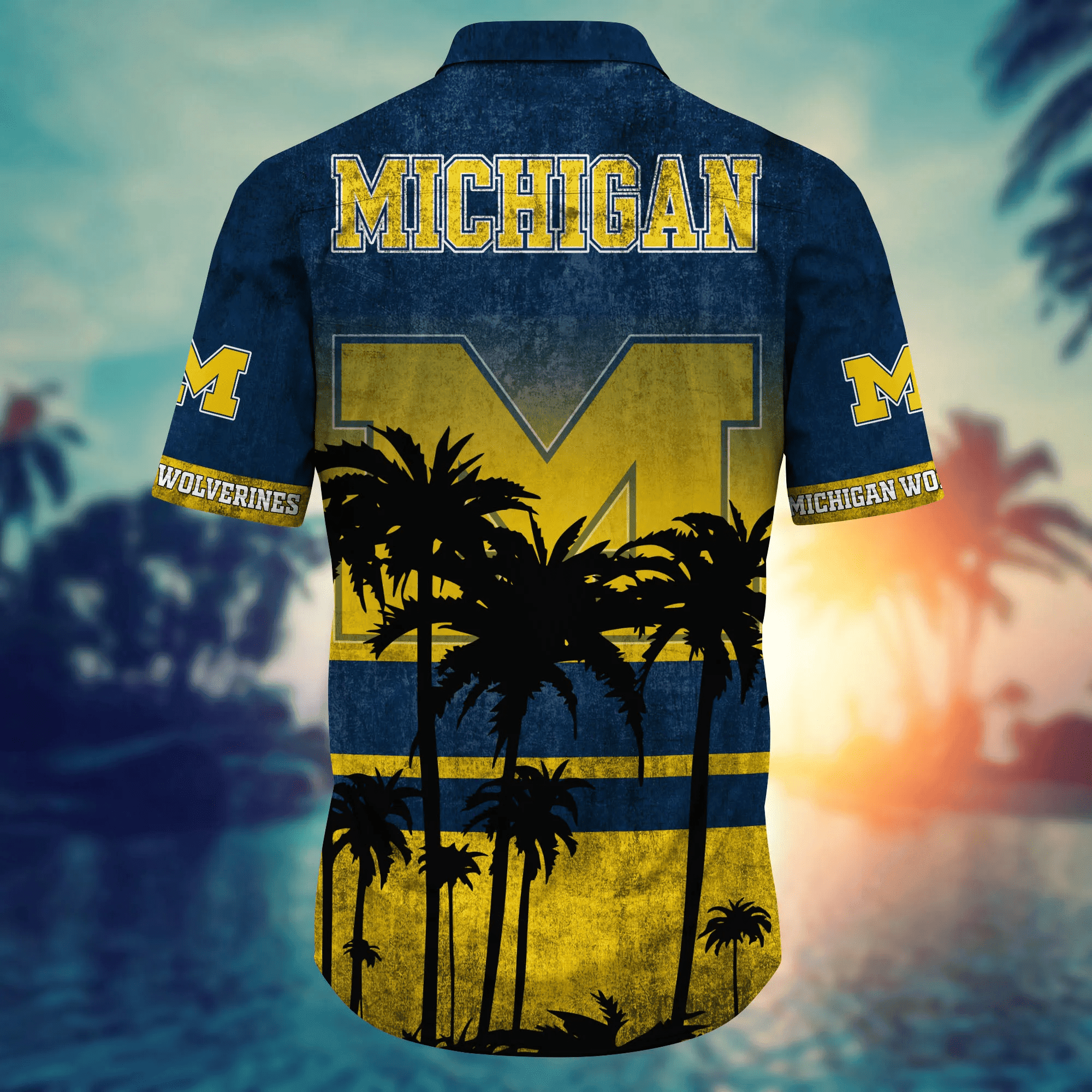 Michigan Wolverines Hawaii Apparel - Famjoys Michigan Wolverines Hawaii Apparel - Famjoys