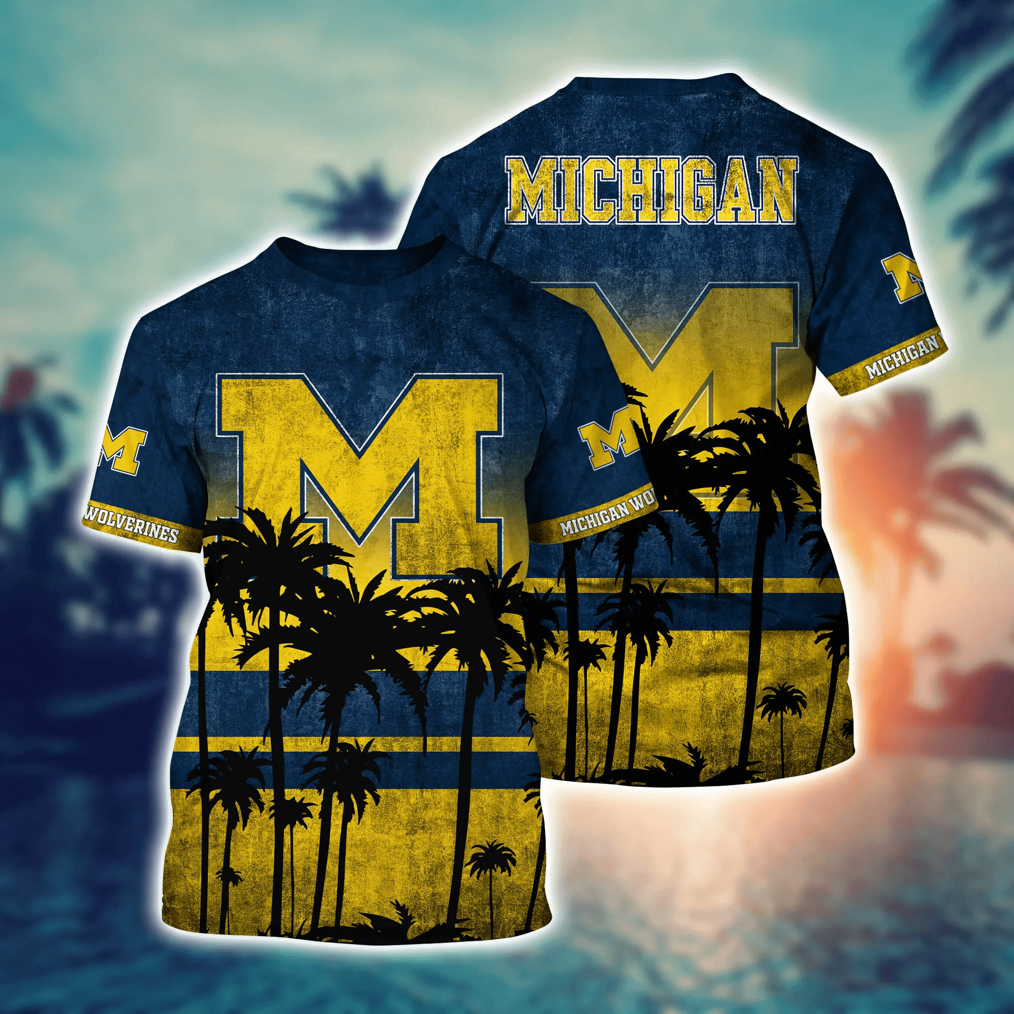 Michigan Wolverines Hawaii Apparel - Famjoys Michigan Wolverines Hawaii Apparel - Famjoys