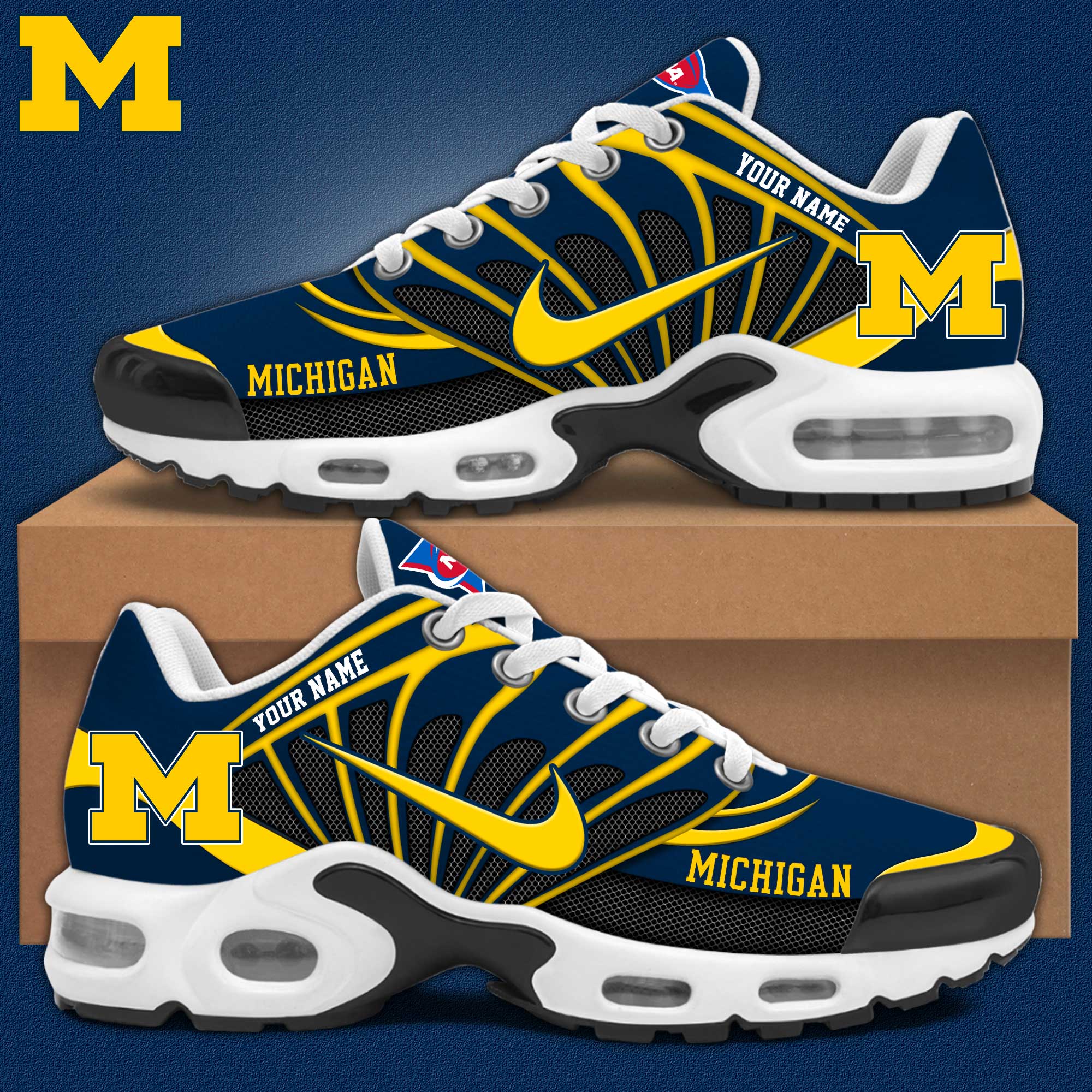 Michigan Wolverines Personalized Shoes - Famjoys Michigan Wolverines Personalized Shoes - Famjoys