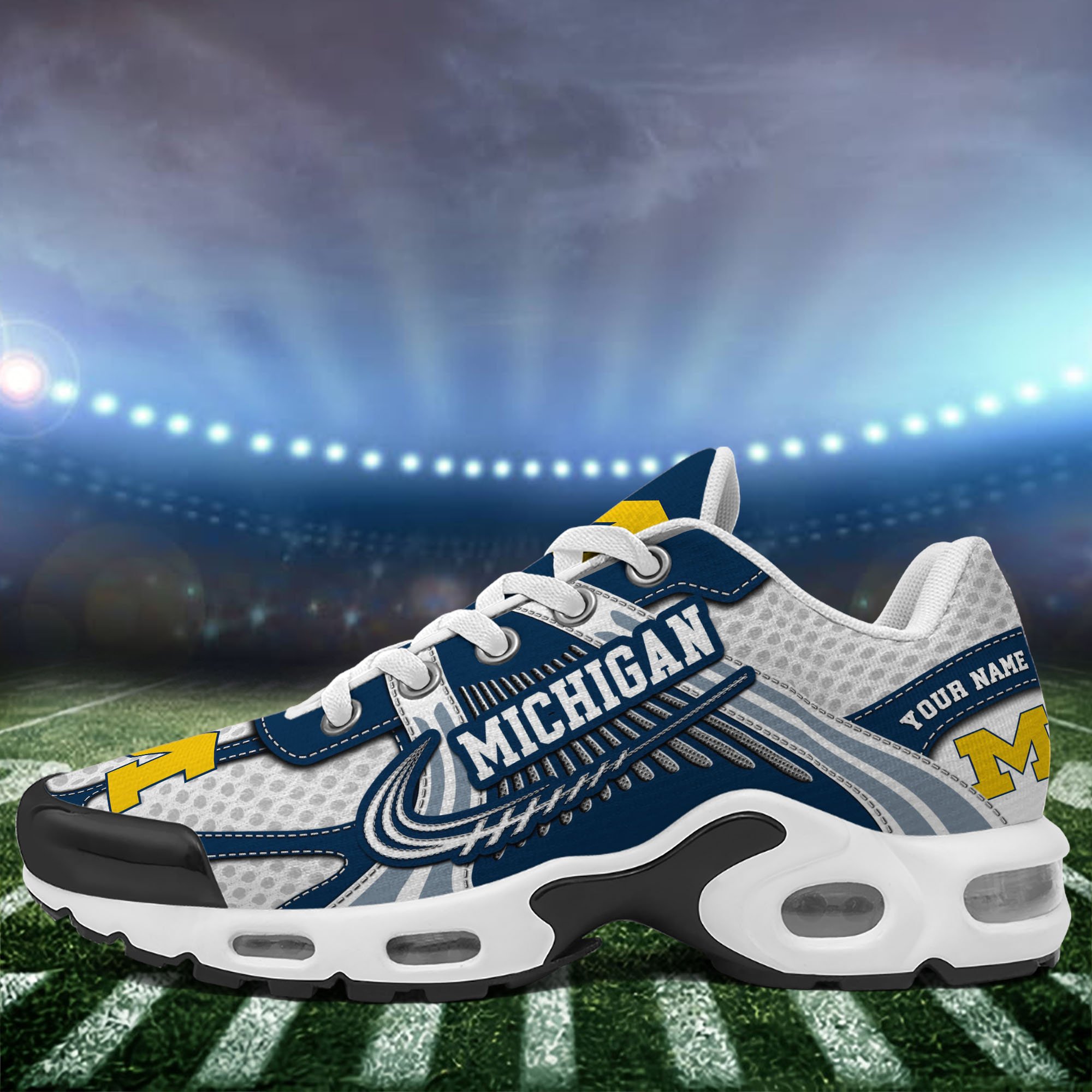 Michigan Wolverines TN Shoes Custom Your Name, Sport Shoes, Gifts For Fans, Sport Gifts For Him ETRG-62360 - Famjoys Michigan Wolverines TN Shoes Custom Your Name, Sport Shoes, Gifts For Fans, Sport Gifts For Him ETRG-62360 - Famjoys