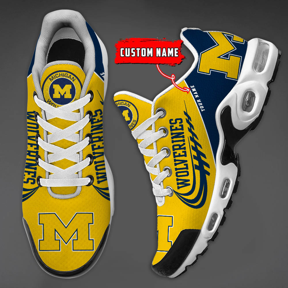 Michigan Wolverines TN Shoes DS001 - Famjoys Michigan Wolverines TN Shoes DS001 - Famjoys