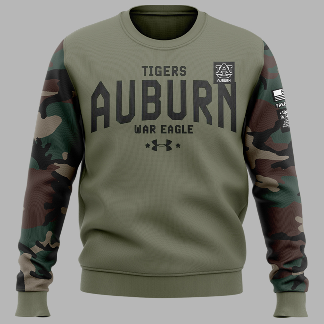Military Appreciation Auburn Tigers football Hoodie - Famjoys Military Appreciation Auburn Tigers football Hoodie - Famjoys