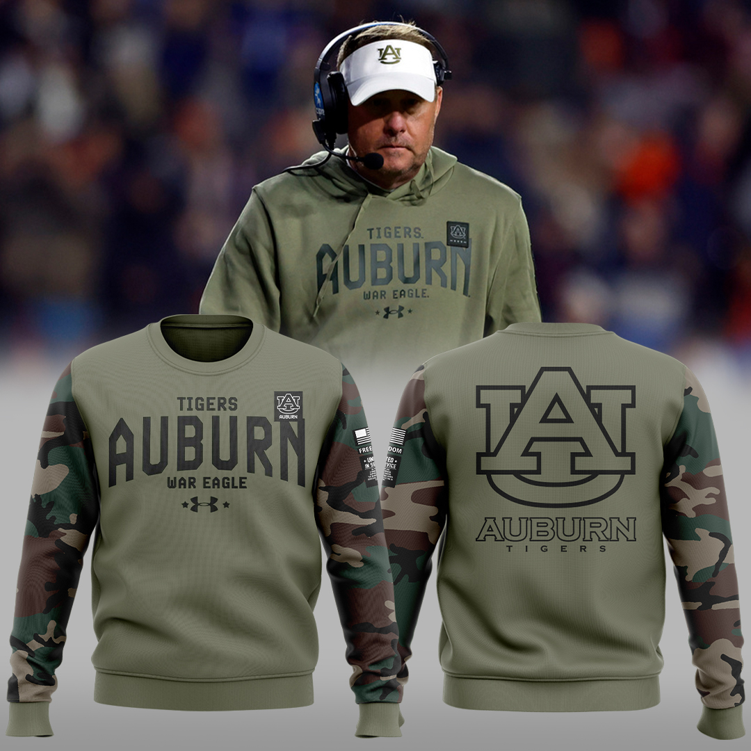 Military Appreciation Auburn Tigers football Hoodie - Famjoys Military Appreciation Auburn Tigers football Hoodie - Famjoys