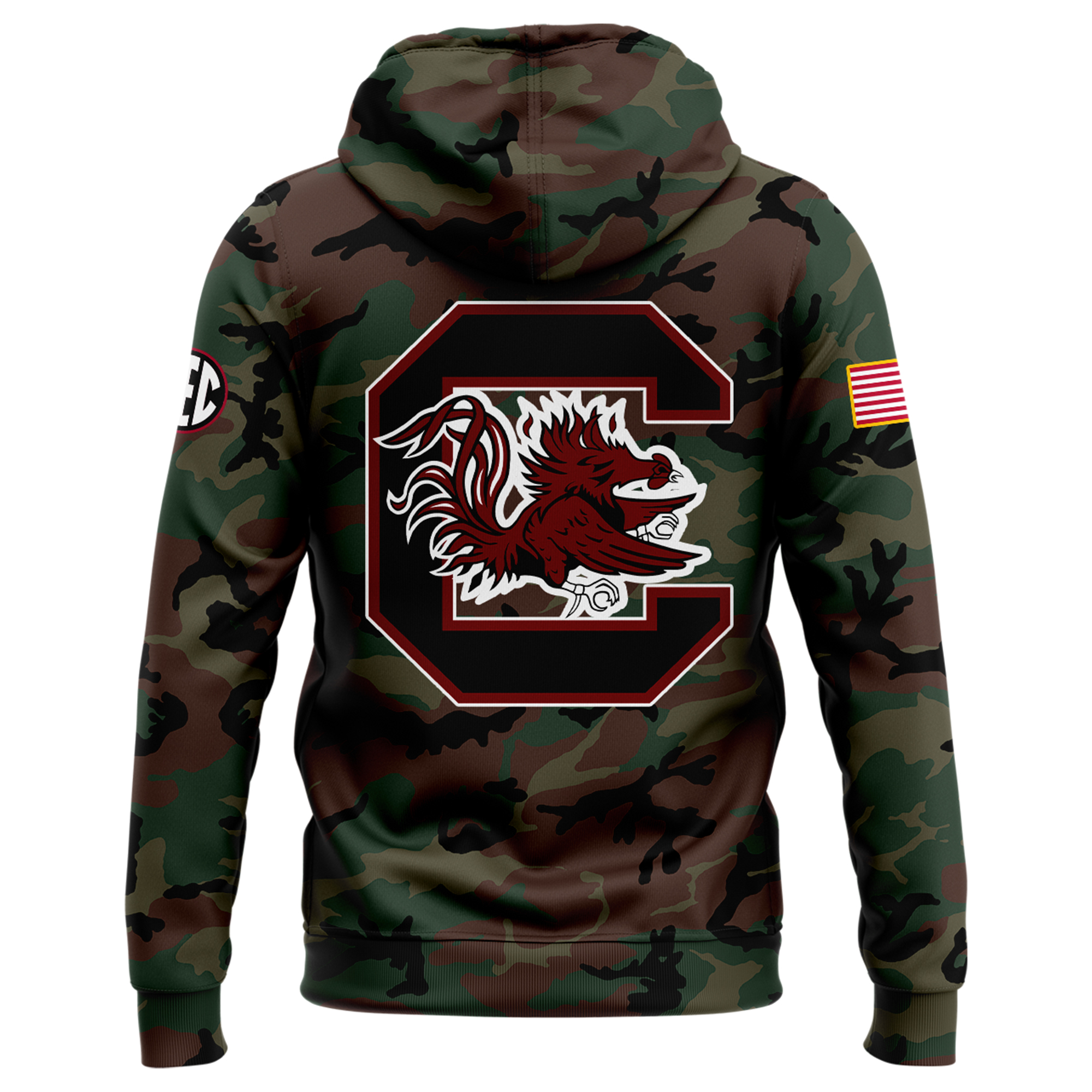 Military Appreciation Gamecocks Football Hoodie - Famjoys Military Appreciation Gamecocks Football Hoodie - Famjoys