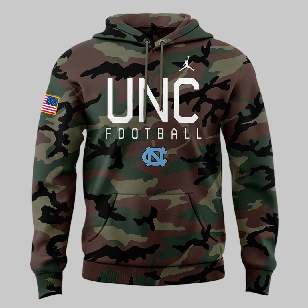Military Appreciation North Carolina Football Hoodie - Famjoys Military Appreciation North Carolina Football Hoodie - Famjoys