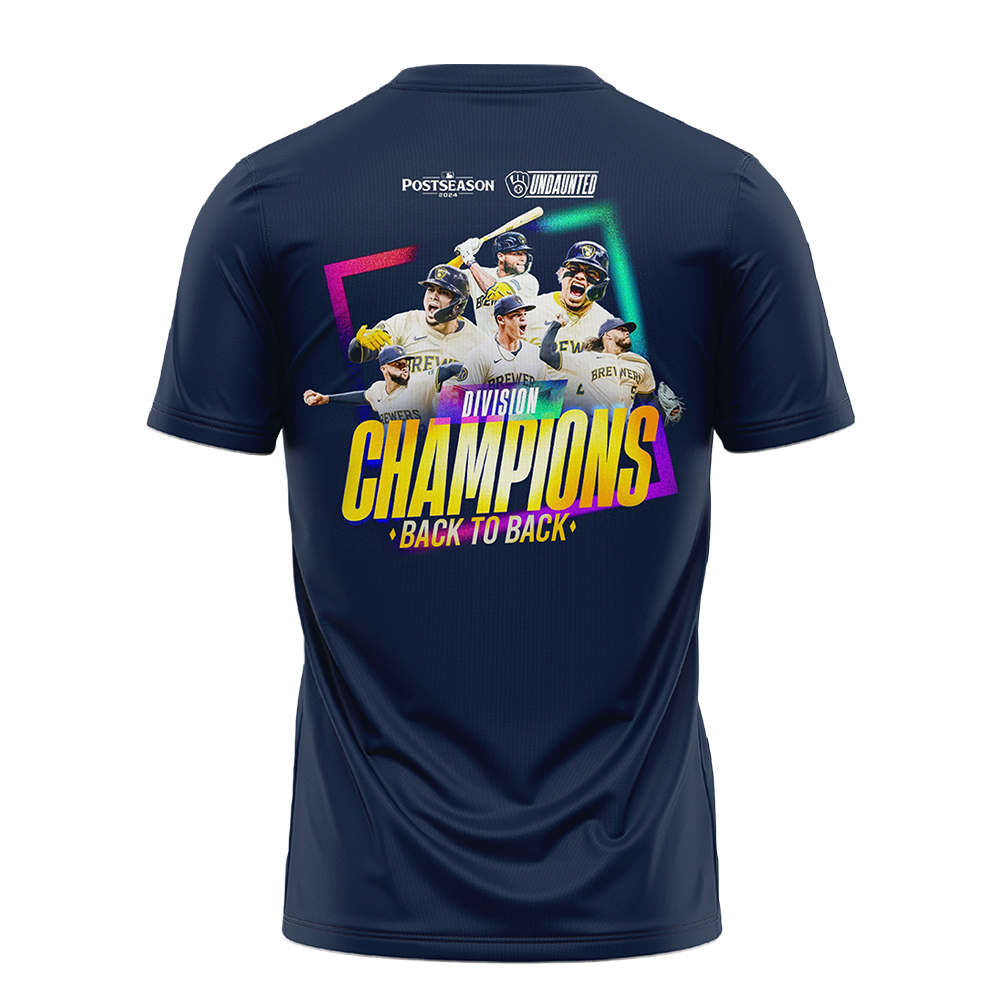 Milwaukee Brewer NL Central Division Champions Locker Room TShirt - Famjoys Milwaukee Brewer NL Central Division Champions Locker Room TShirt - Famjoys