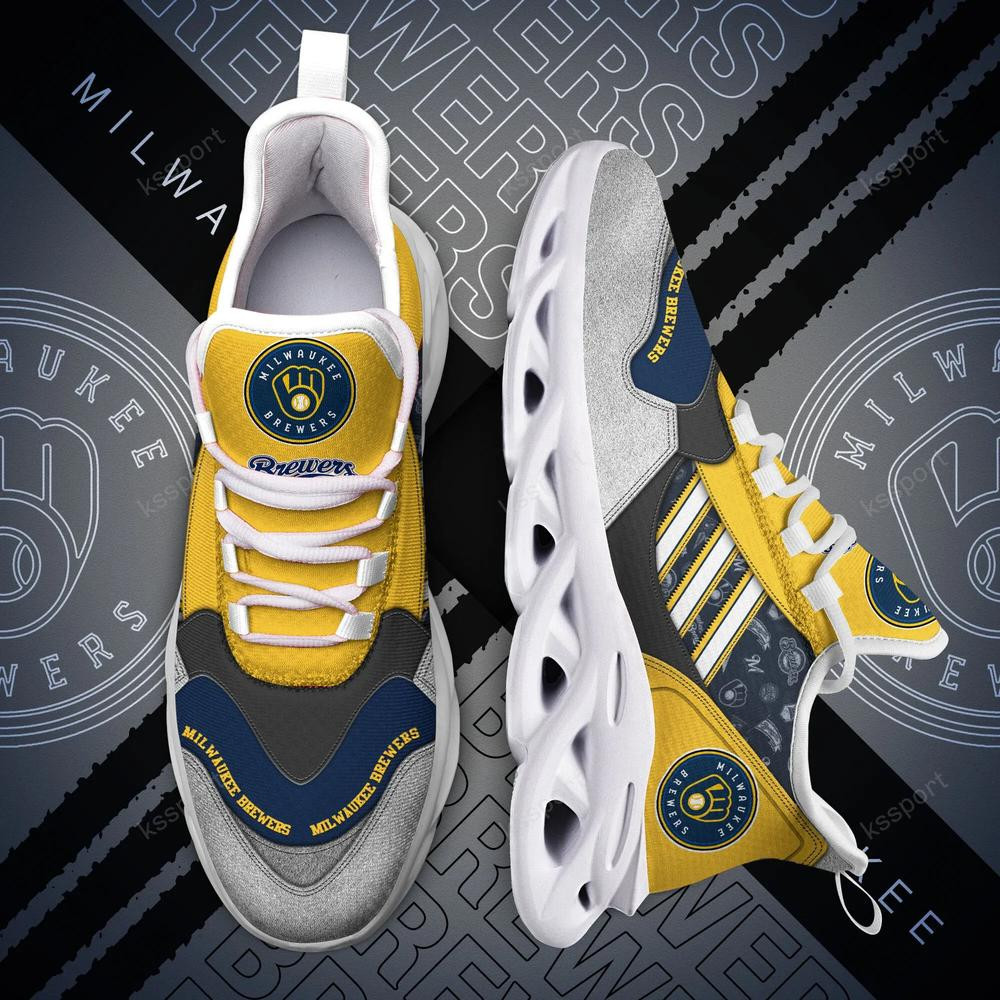 Milwaukee Brewers Max Soul Clunky, Running Sneakers - Famjoys Milwaukee Brewers Max Soul Clunky, Running Sneakers - Famjoys
