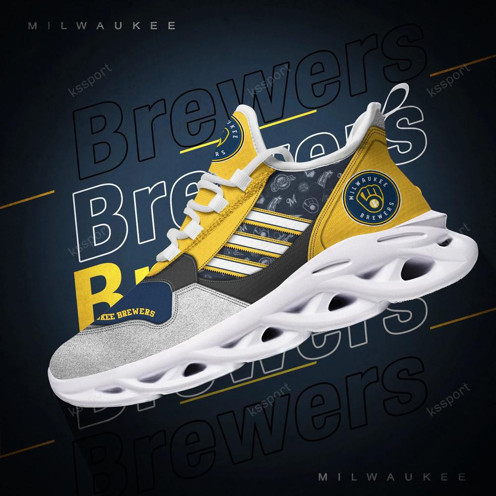 Milwaukee Brewers Max Soul Clunky, Running Sneakers - Famjoys Milwaukee Brewers Max Soul Clunky, Running Sneakers - Famjoys