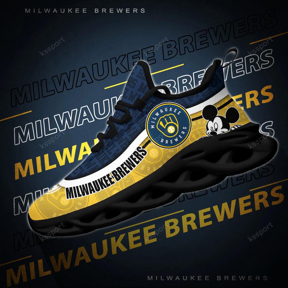 Milwaukee Brewers Max Soul Clunky Sneakers - Famjoys Milwaukee Brewers Max Soul Clunky Sneakers - Famjoys