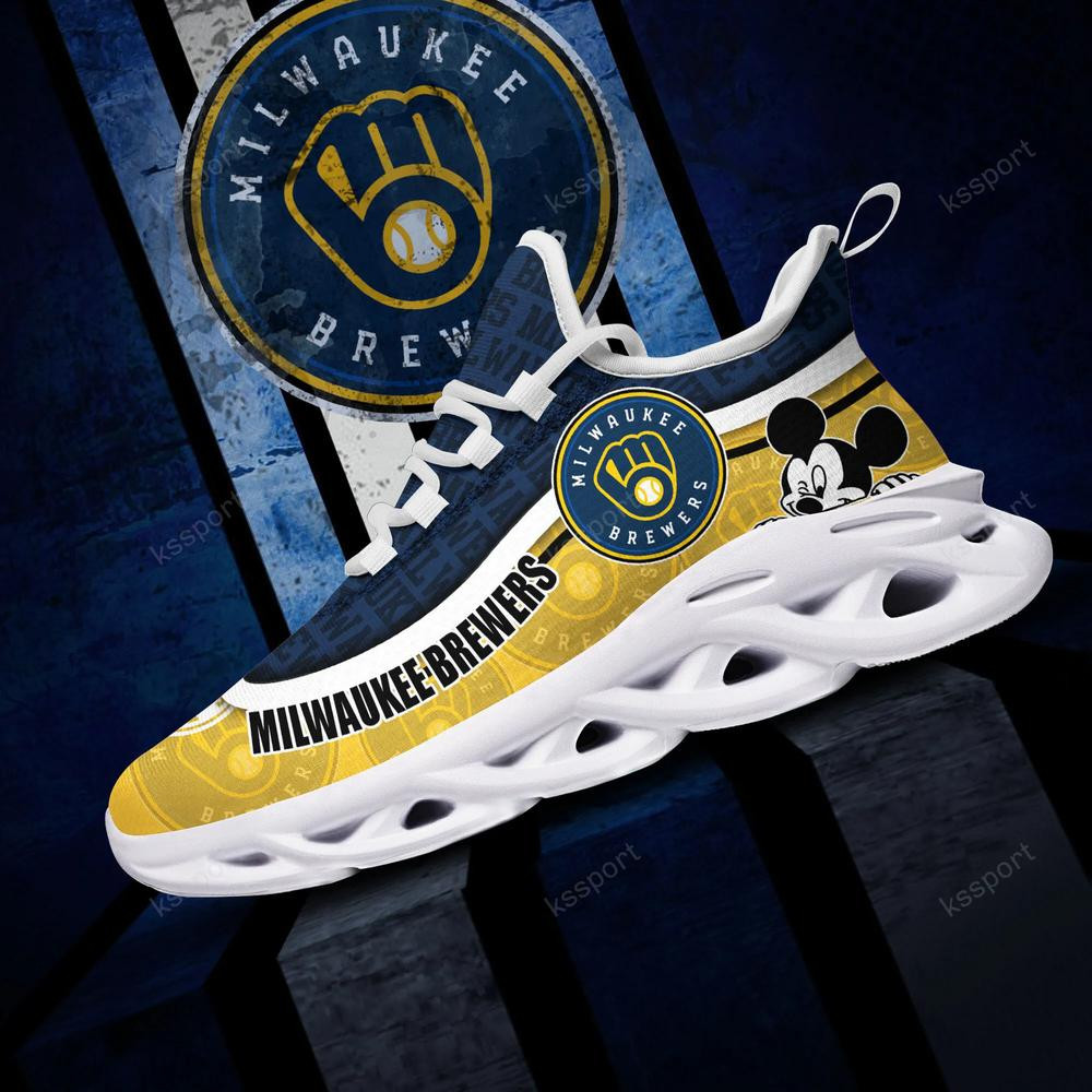 Milwaukee Brewers Max Soul Clunky Sneakers - Famjoys Milwaukee Brewers Max Soul Clunky Sneakers - Famjoys