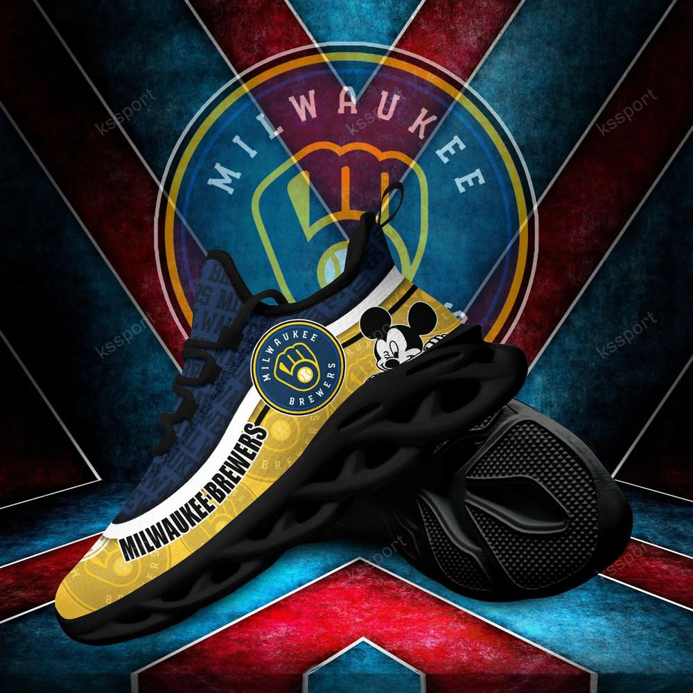 Milwaukee Brewers Max Soul Clunky Sneakers - Famjoys Milwaukee Brewers Max Soul Clunky Sneakers - Famjoys