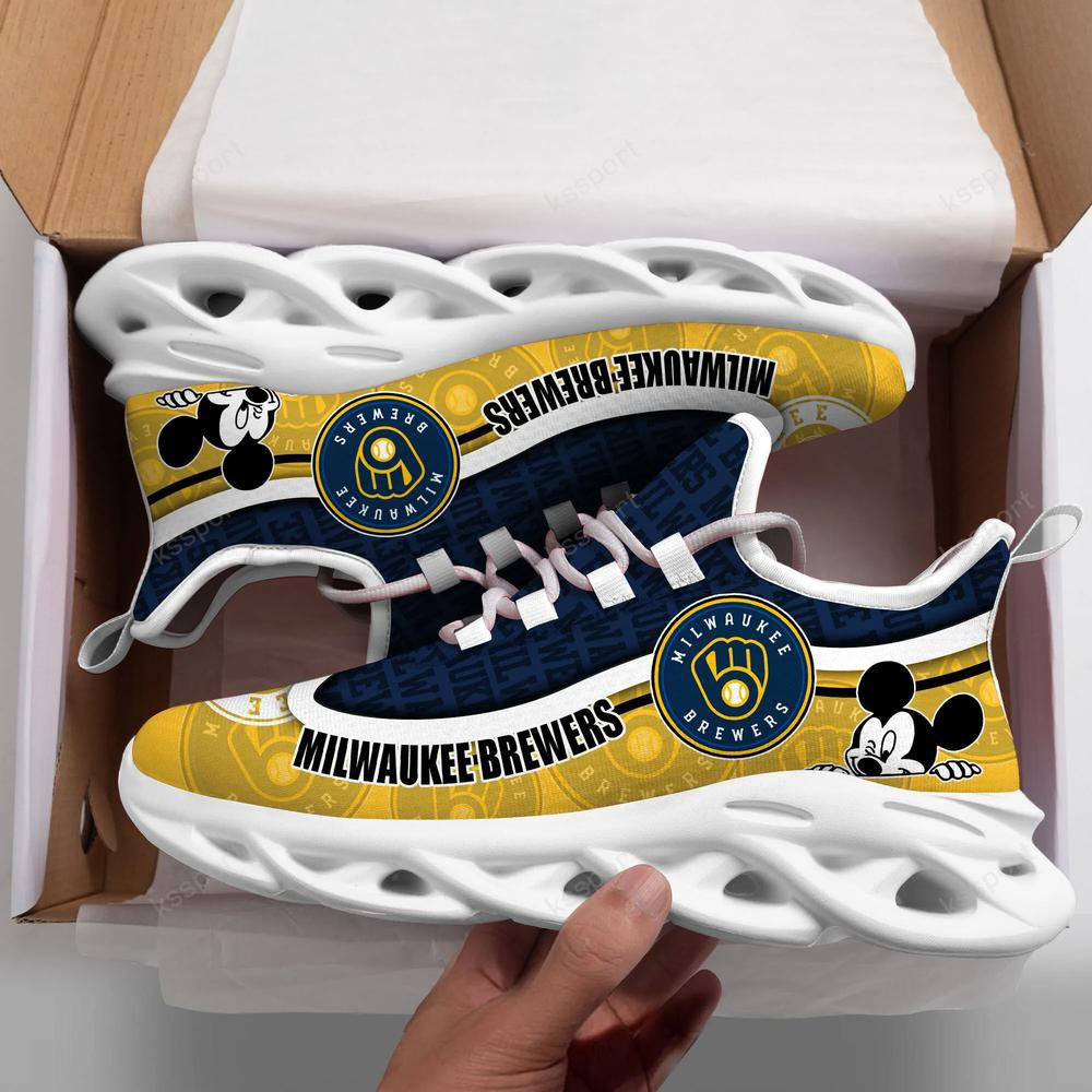 Milwaukee Brewers Max Soul Clunky Sneakers - Famjoys Milwaukee Brewers Max Soul Clunky Sneakers - Famjoys