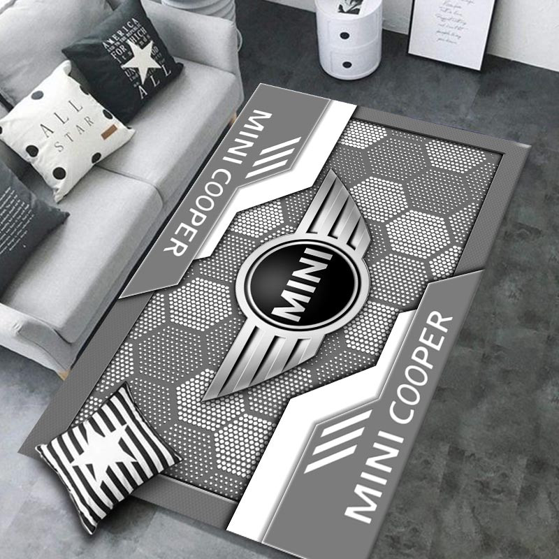 Mini cooper Area Rugs 34 Multicolor
