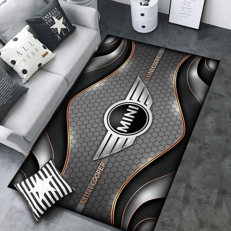 Mini cooper Area Rugs 3931 Multicolor