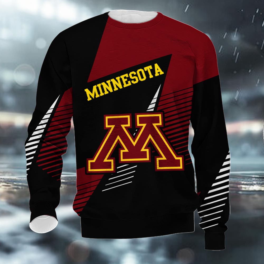Minnesota Golden Gophers 3D Apparel - Famjoys Minnesota Golden Gophers 3D Apparel - Famjoys