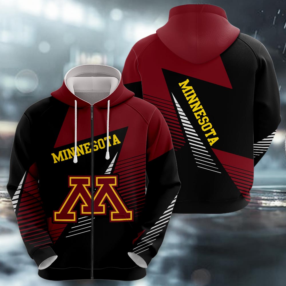 Minnesota Golden Gophers 3D Apparel - Famjoys Minnesota Golden Gophers 3D Apparel - Famjoys