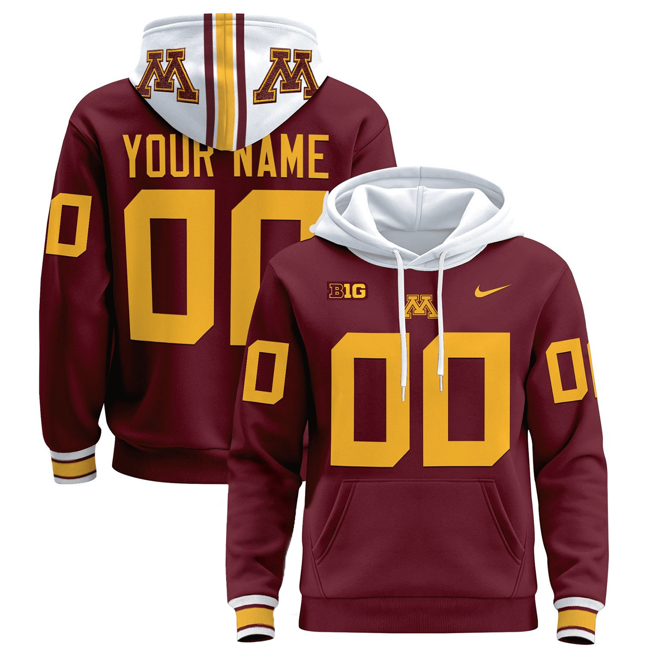 Minnesota Golden Gophers Football Hoodie - Famjoys Minnesota Golden Gophers Football Hoodie - Famjoys