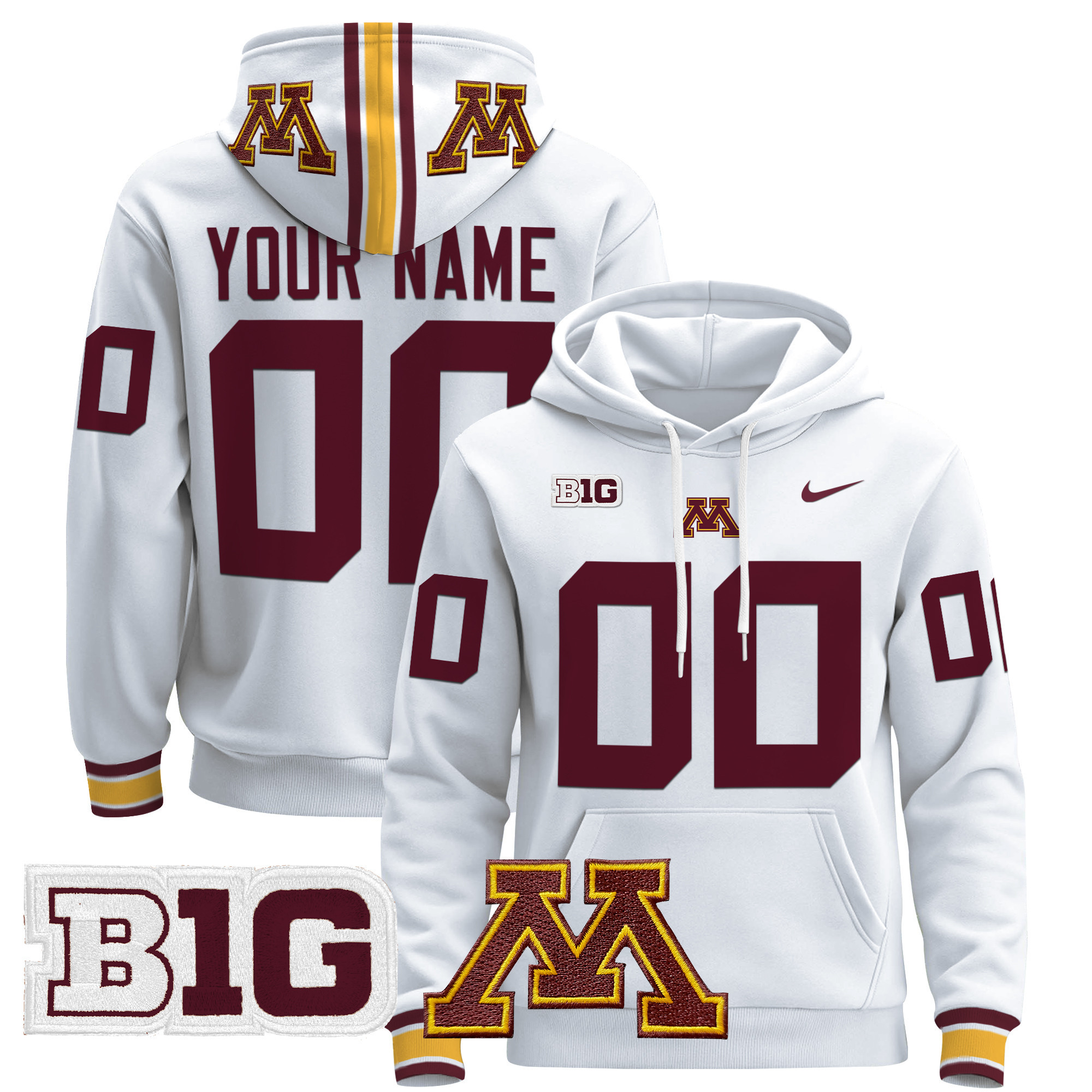 Minnesota Golden Gophers Football Hoodie - Famjoys Minnesota Golden Gophers Football Hoodie - Famjoys
