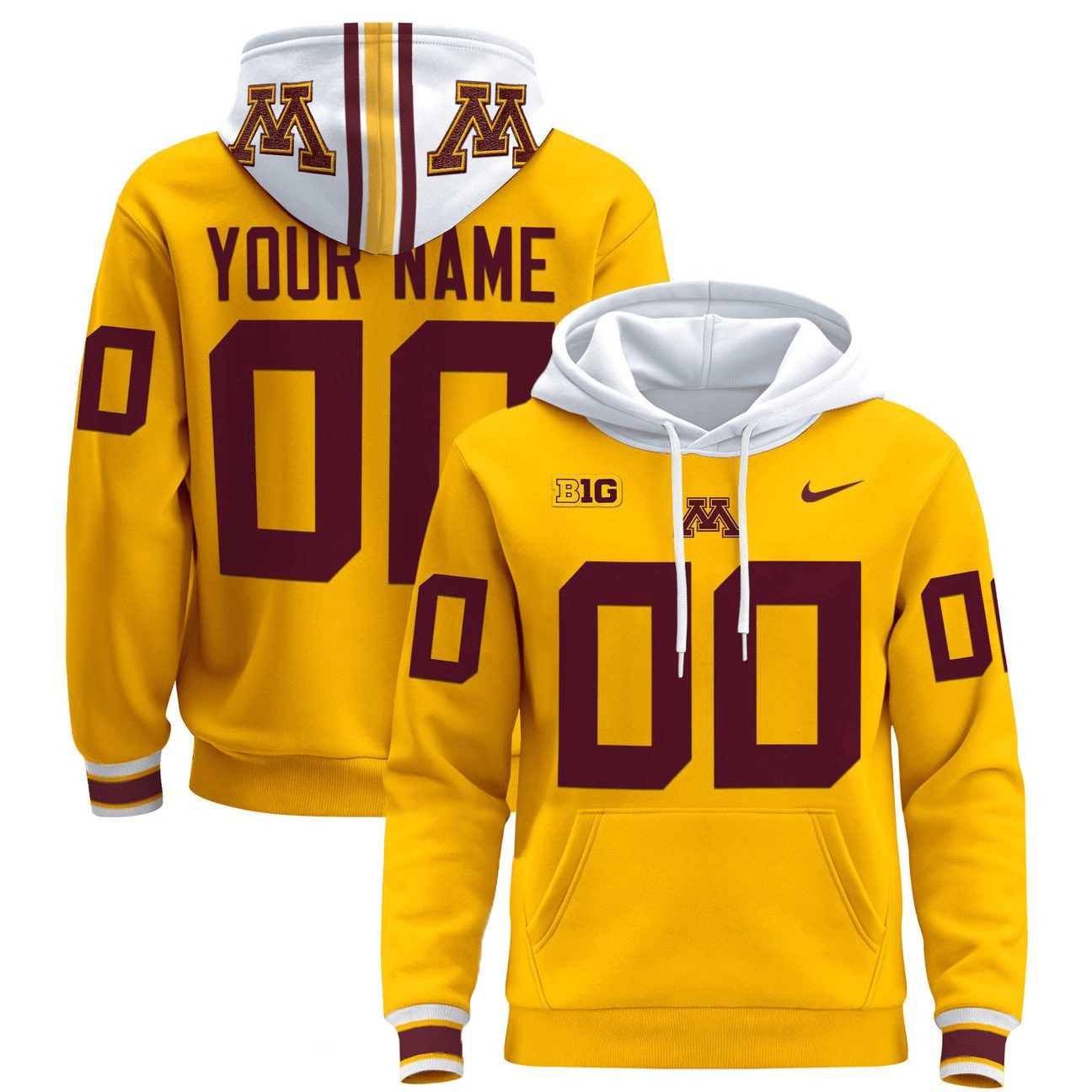 Minnesota Golden Gophers Football Hoodie - Famjoys Minnesota Golden Gophers Football Hoodie - Famjoys