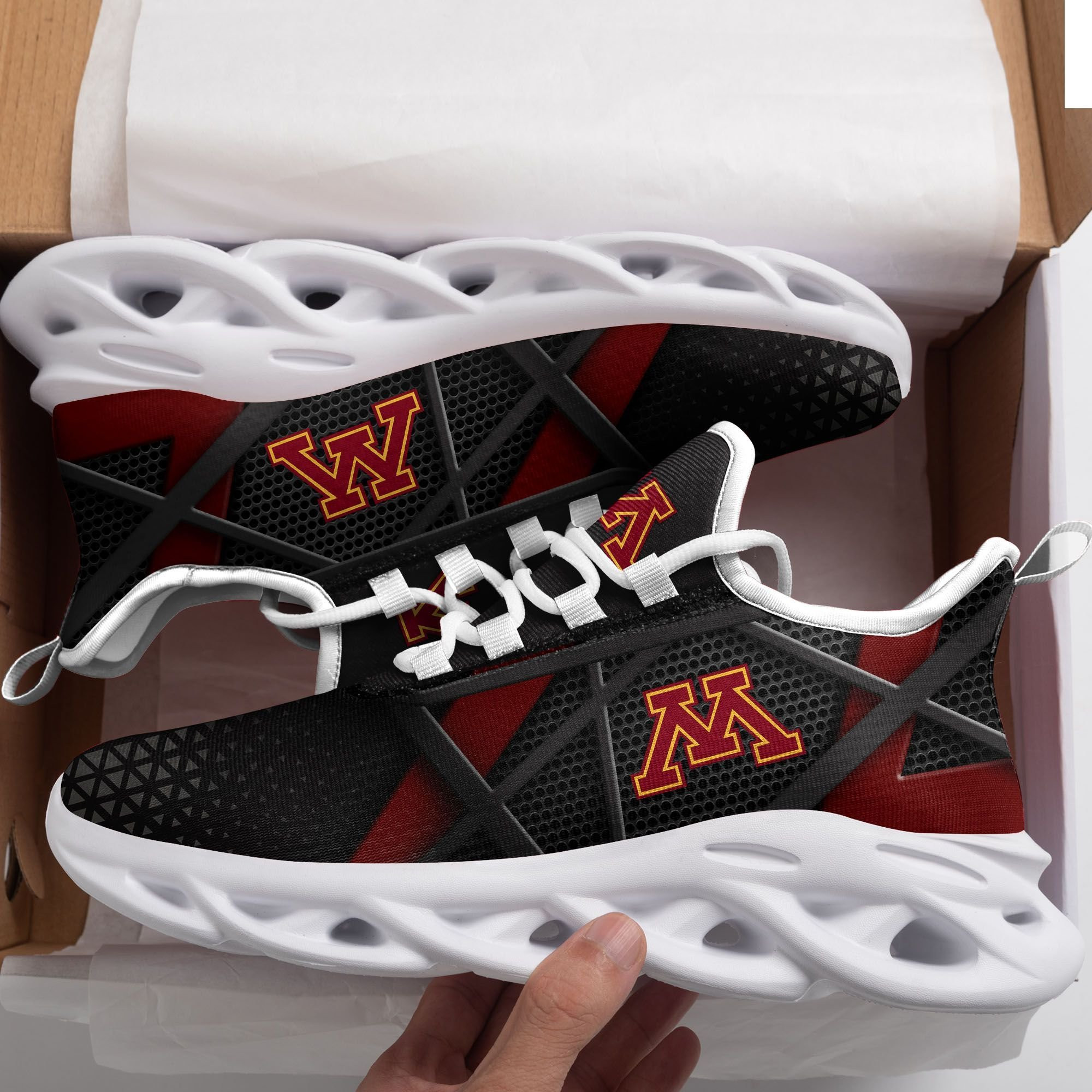 Minnesota Golden Gophers Max Soul Sneakers Shoes - Famjoys Minnesota Golden Gophers Max Soul Sneakers Shoes - Famjoys
