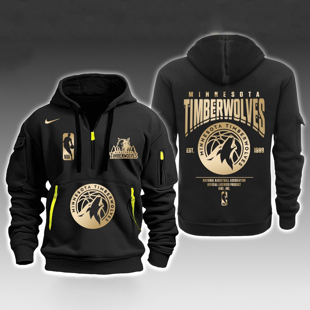 Minnesota Timberwolves Est 1989 Quarter Half Zip Hoodie NBA Basketball Fan Merch Gifts - Famjoys Minnesota Timberwolves Est 1989 Quarter Half Zip Hoodie NBA Basketball Fan Merch Gifts - Famjoys