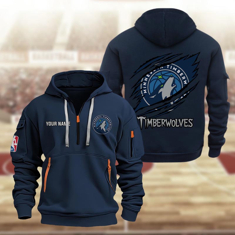 Minnesota Timberwolves Heavy Hoodie - Famjoys Minnesota Timberwolves Heavy Hoodie - Famjoys