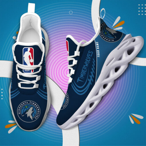 Minnesota Timberwolves Max Soul Shoes - Famjoys Minnesota Timberwolves Max Soul Shoes - Famjoys
