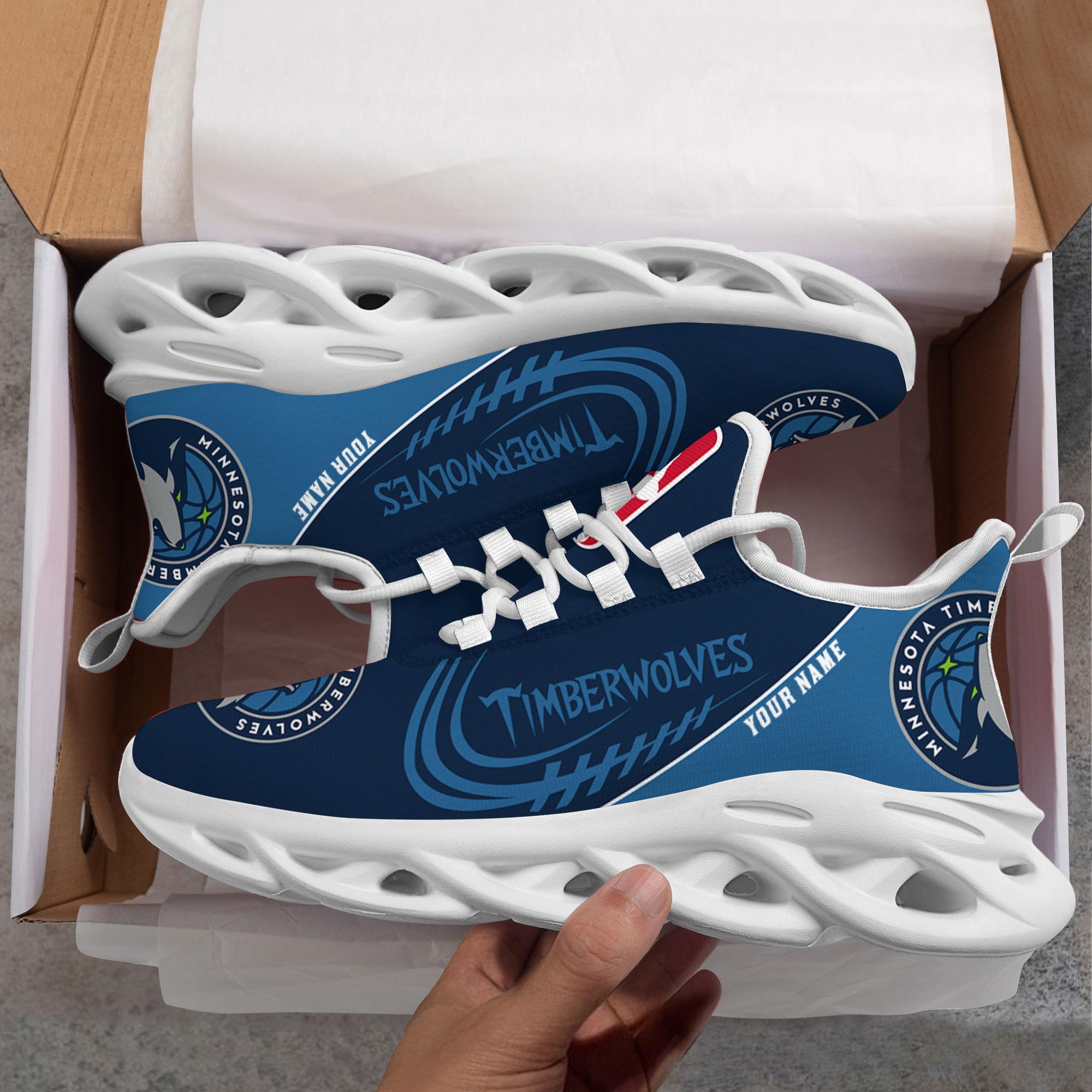 Minnesota Timberwolves Max Soul Shoes - Famjoys Minnesota Timberwolves Max Soul Shoes - Famjoys