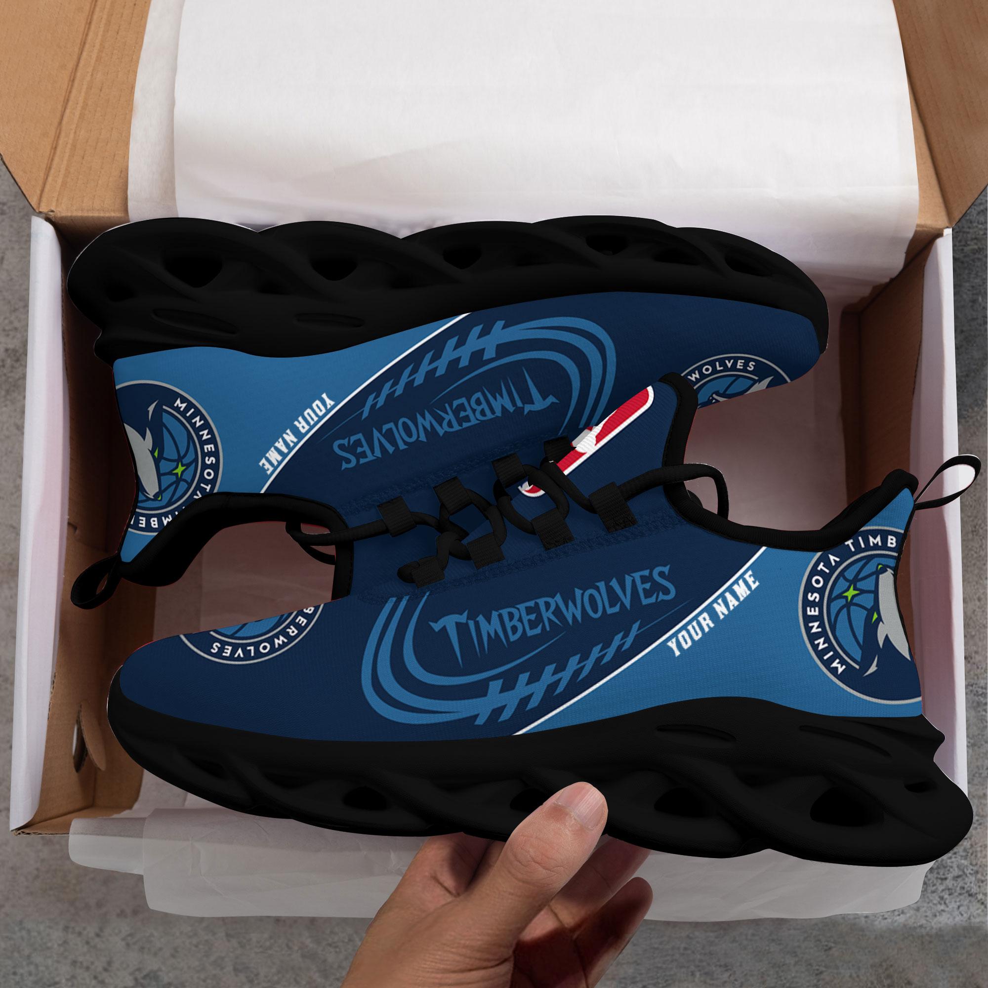 Minnesota Timberwolves Max Soul Shoes - Famjoys Minnesota Timberwolves Max Soul Shoes - Famjoys