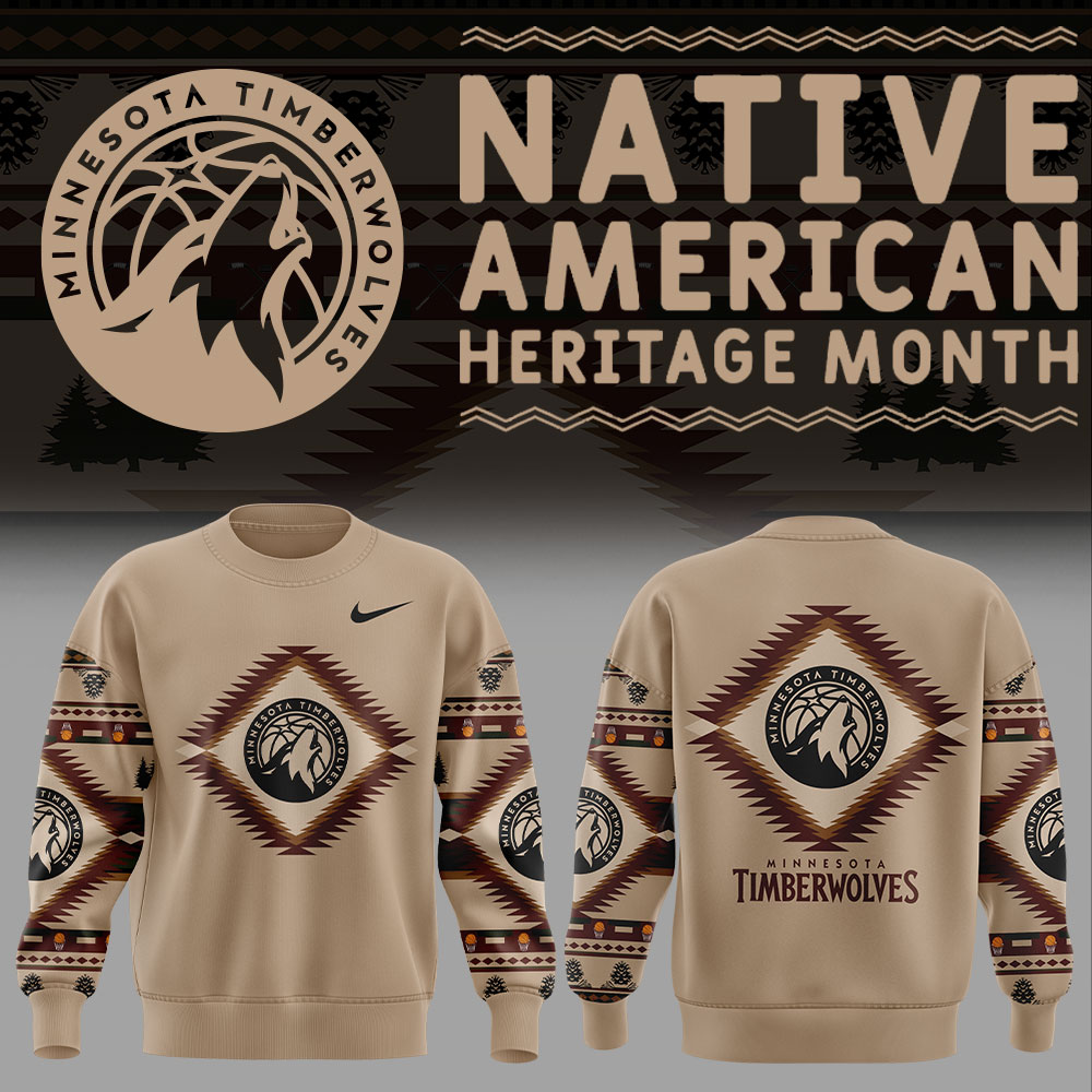 Minnesota Timberwolves Native American Heritage Sweatshirt+NT20122402ID10DS11 - Famjoys Minnesota Timberwolves Native American Heritage Sweatshirt+NT20122402ID10DS11 - Famjoys