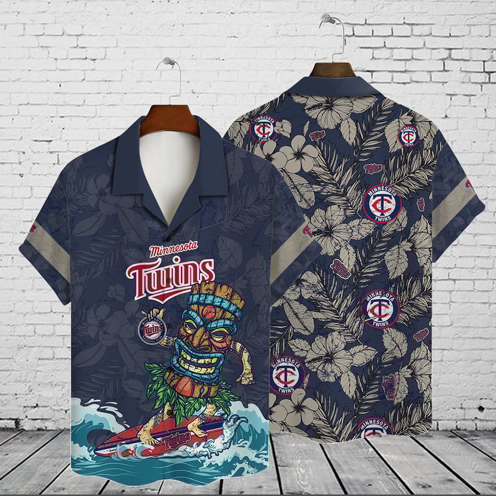 Minnesota Twins 2023 AOP Hawaiian Shirt V20 - Famjoys Minnesota Twins 2023 AOP Hawaiian Shirt V20 - Famjoys
