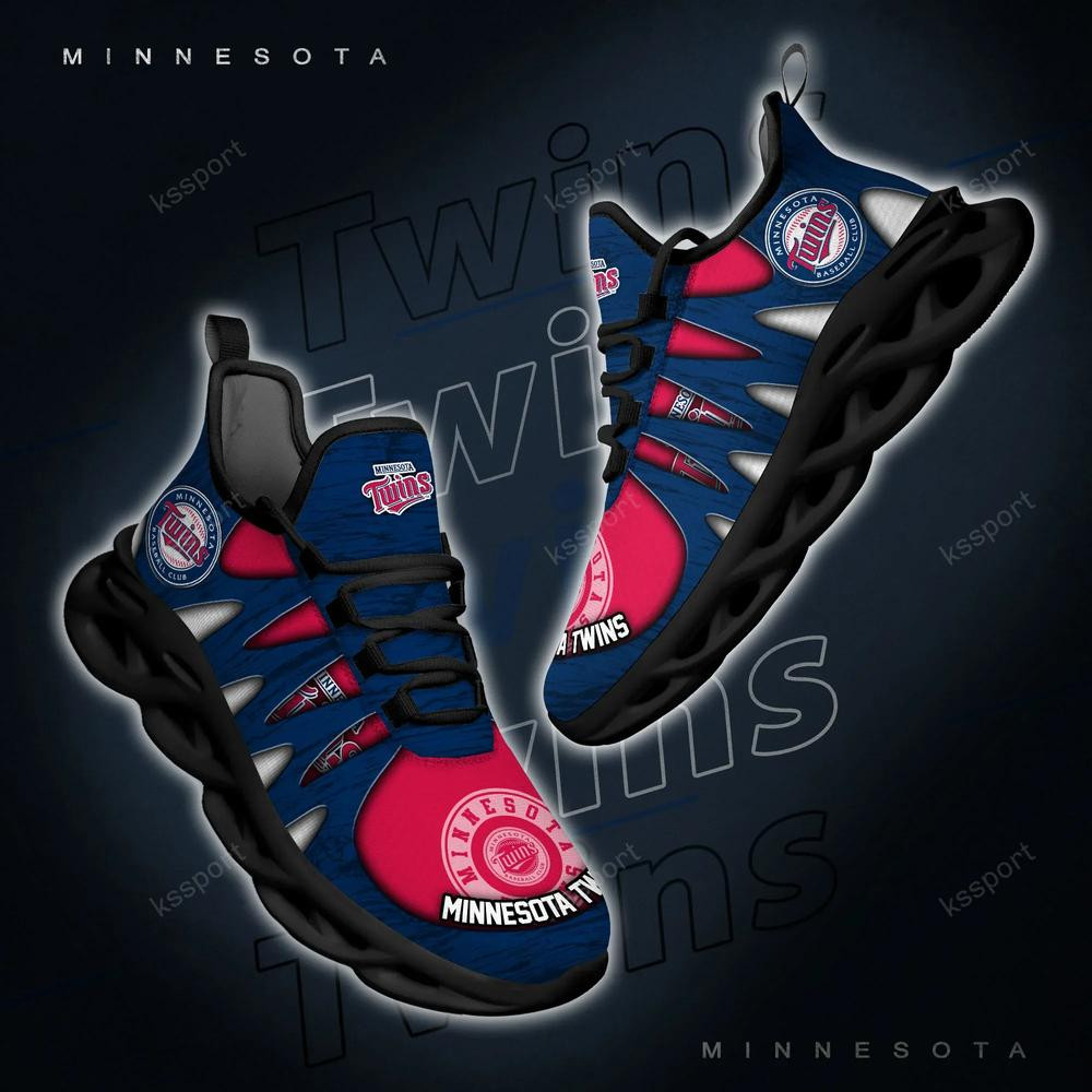 Minnesota Twins Max Soul Shoes, Running Sneakers New Trends For Fans - Famjoys Minnesota Twins Max Soul Shoes, Running Sneakers New Trends For Fans - Famjoys