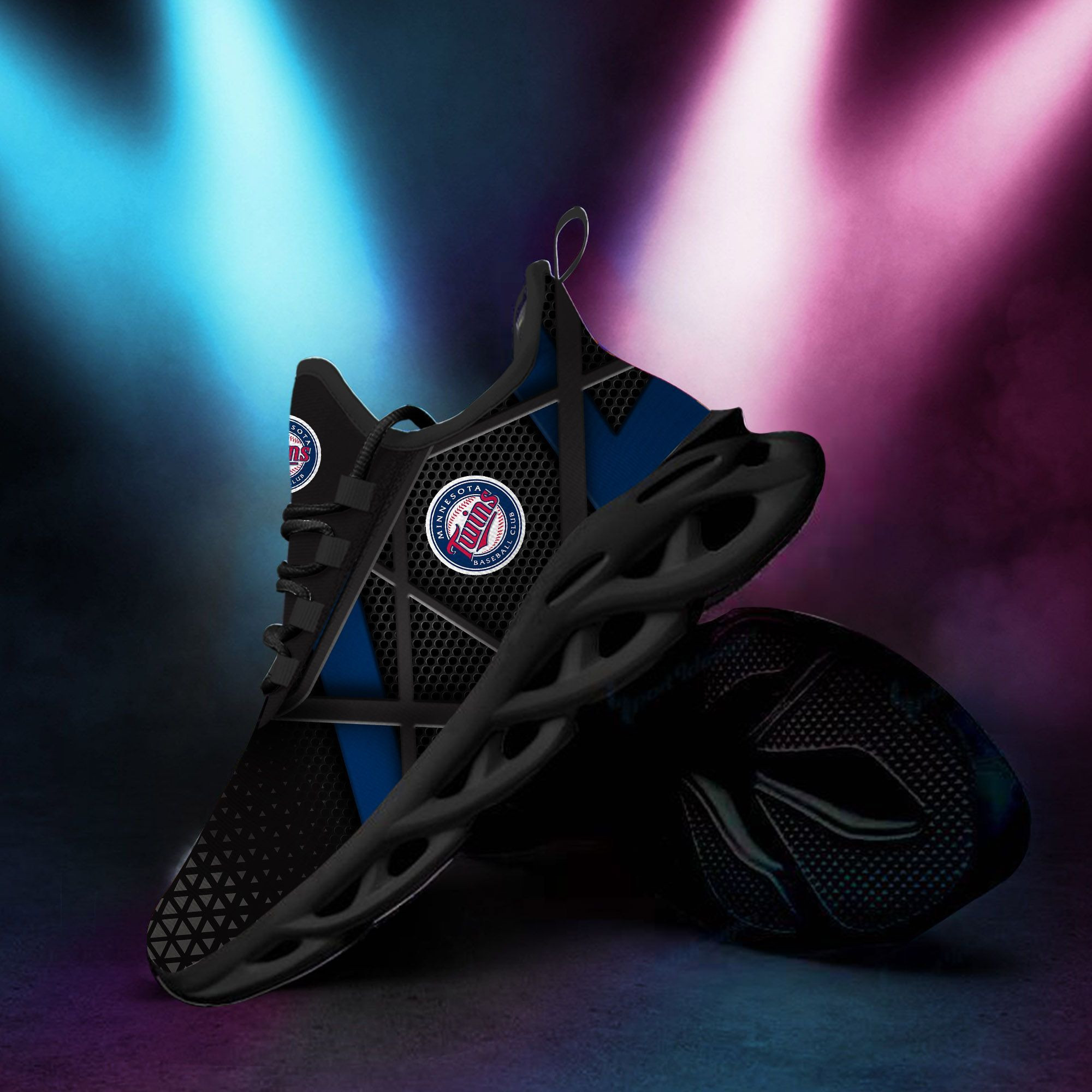 Minnesota Twins Max Soul Sneakers Shoes - Famjoys Minnesota Twins Max Soul Sneakers Shoes - Famjoys