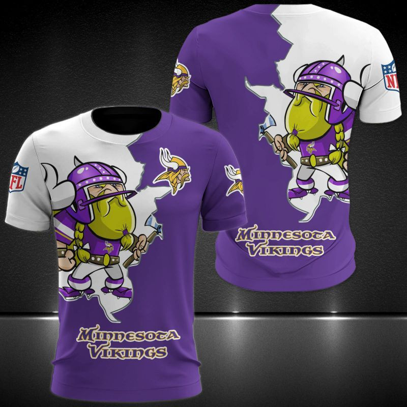 Minnesota Vikings All Over Print Caftan8524 - Famjoys Minnesota Vikings All Over Print Caftan8524 - Famjoys