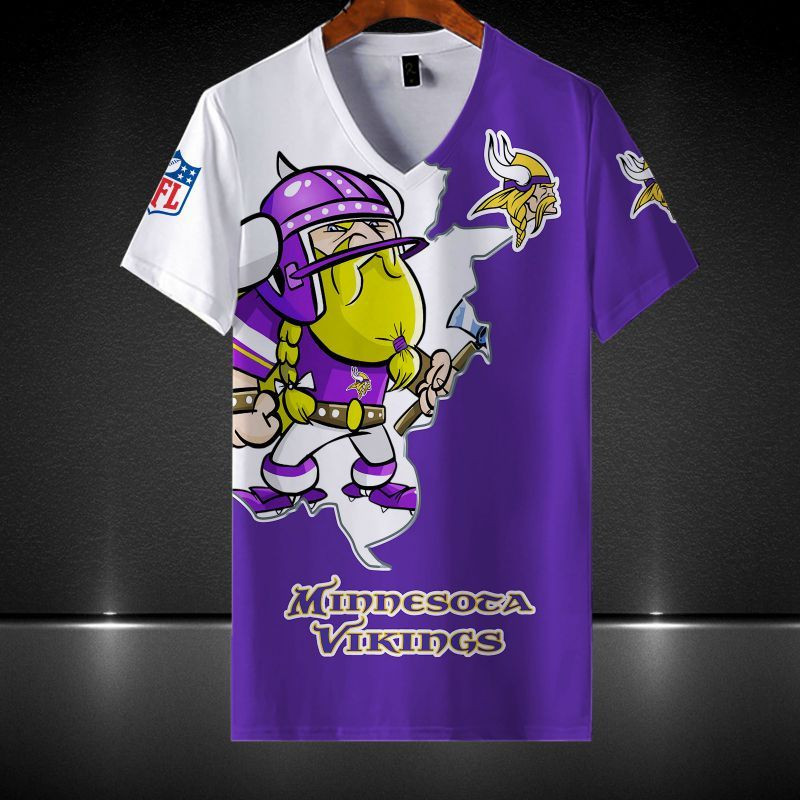 Minnesota Vikings All Over Print Caftan8524 - Famjoys Minnesota Vikings All Over Print Caftan8524 - Famjoys