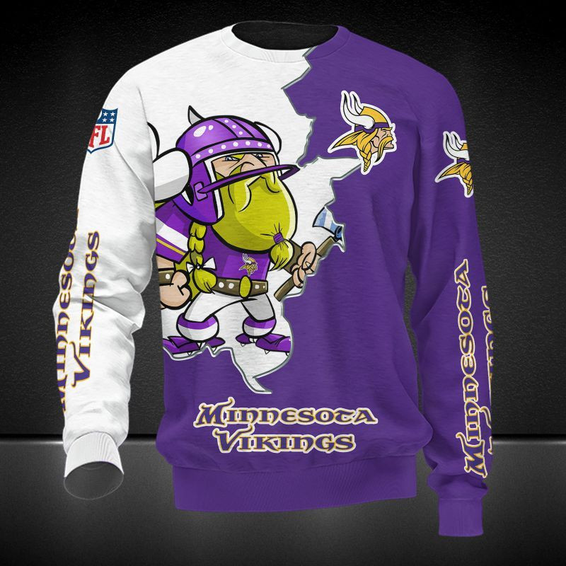 Minnesota Vikings All Over Print Caftan8524 - Famjoys Minnesota Vikings All Over Print Caftan8524 - Famjoys