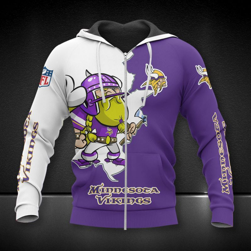 Minnesota Vikings All Over Print Caftan8524 - Famjoys Minnesota Vikings All Over Print Caftan8524 - Famjoys