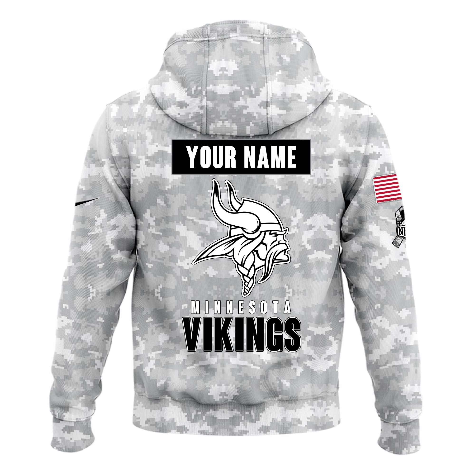 Minnesota Vikings Arctic Camo Salute to Service Club Hoodie 2024 - Famjoys Minnesota Vikings Arctic Camo Salute to Service Club Hoodie 2024 - Famjoys