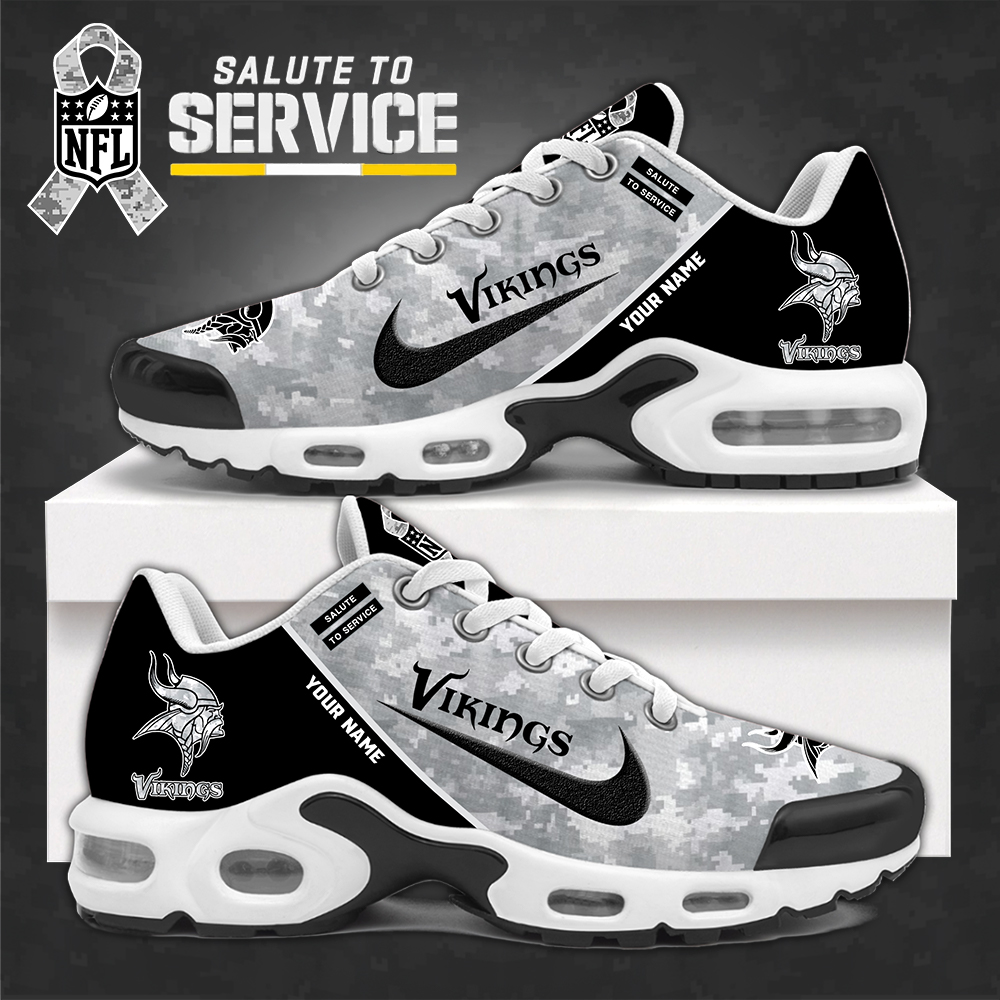 Minnesota Vikings   Arctic Camo  Salute to Service Club  Shoes  s