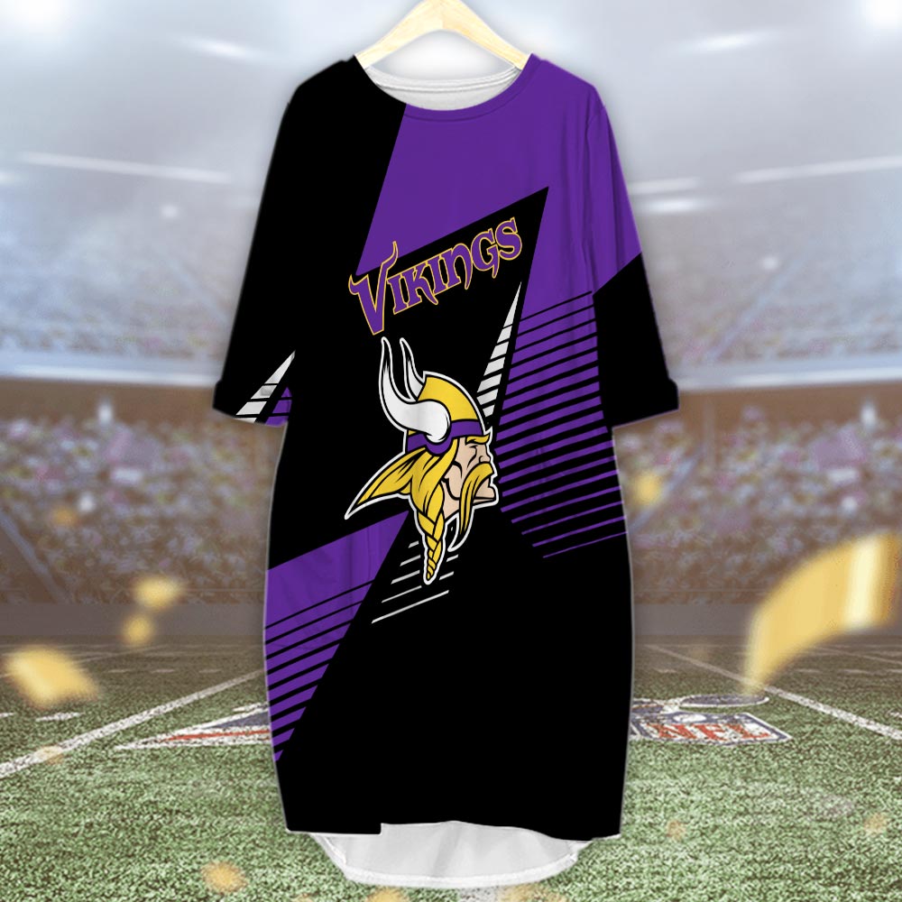 Minnesota Vikings Caftan - Famjoys Minnesota Vikings Caftan - Famjoys