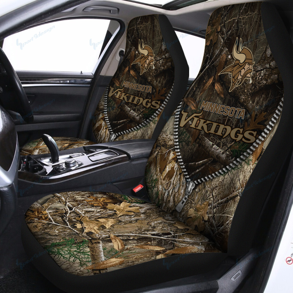Minnesota Vikings Car Seat Covers BG172 - Famjoys Minnesota Vikings Car Seat Covers BG172 - Famjoys