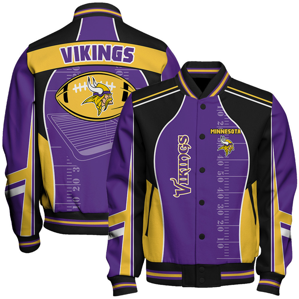 Minnesota Vikings - Classic And Modern Unisex Varsity Jacket