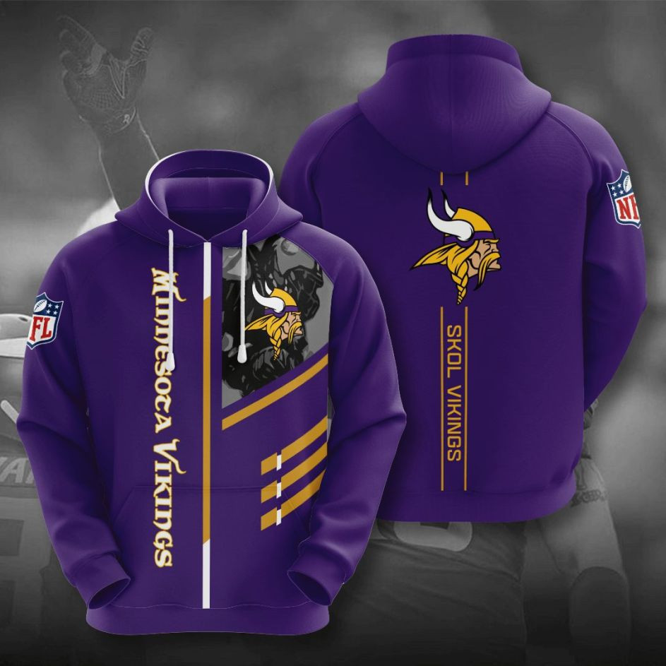 Minnesota Vikings Football Hoodie & Zip Hoodie - Famjoys Minnesota Vikings Football Hoodie & Zip Hoodie - Famjoys